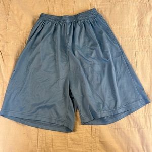 Baby blue basketball shorts
